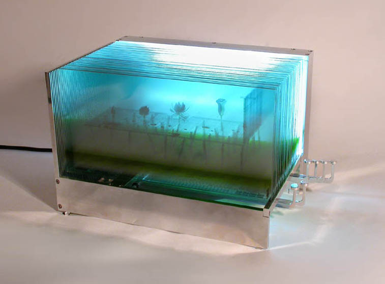 layered digital sculpture
