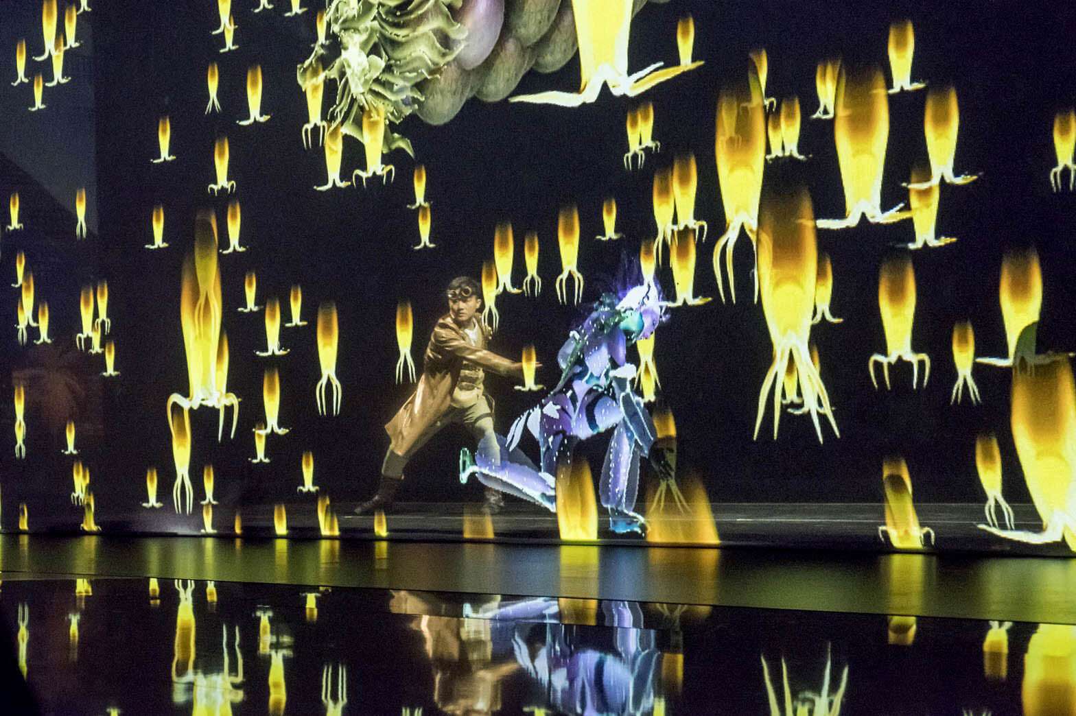 Motion Capture real time Interactive Performing
