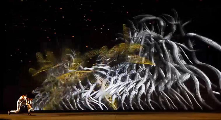 Motion Capture real time Interactive Performing